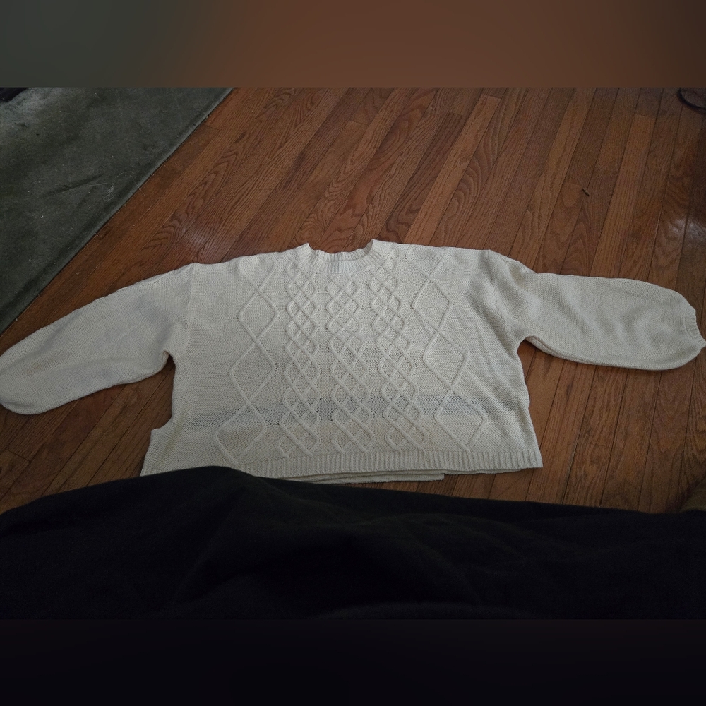 ELOQUII Cream sweater size 18/20